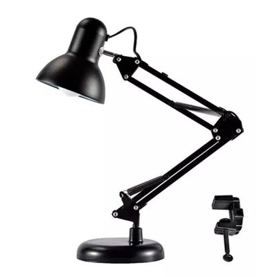 Lámpara Brazo Flexible Escritorio Estudio Base De Mesa Clip