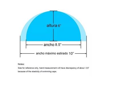 Imagen 2 del producto Gorro Natación Unisex Naylon Licra Piscina Baño Adulto Niño