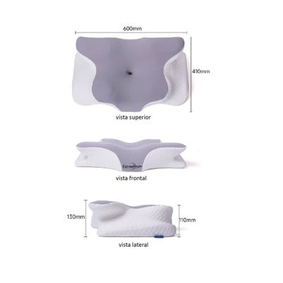 Imagen 2 del producto Almohada Viscoelástica Ergonómica Ortopédica Para Cuello