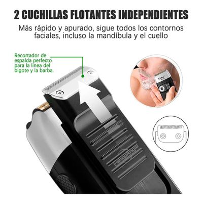 Imagen 2 del producto Máquina Afeitadora Shaver Kemei Km-2026 Inalámbrica Usb