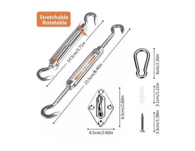 Imagen 2 del producto Kit De Instalación Para Fijación De Toldo Vela