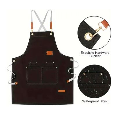 Imagen 2 del producto Delantal Cocina Clasica Impermeable Perchera Restaurante