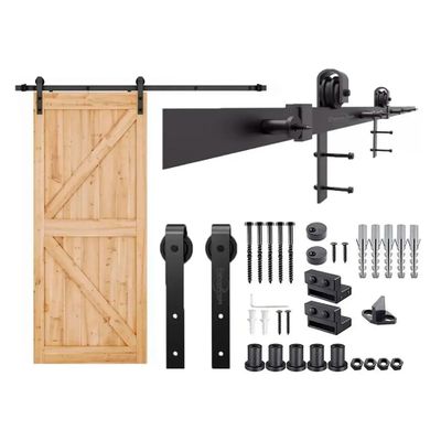 Imagen 1 del producto Kit Herraje Riel Para Puerta Corrediza Estilo Granero 2m