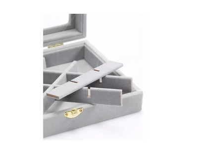 Imagen 2 del producto Joyero Organizador De Plush Portatil Multiusos 