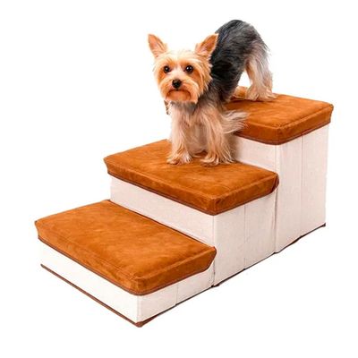 Imagen 1 del producto Escalera Plegable Para Mascotas Pequeñas De 3 Pisos
