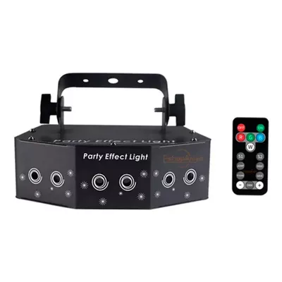Laser Party Light 6 Ojos Led Iluminación Eshopangie 220v