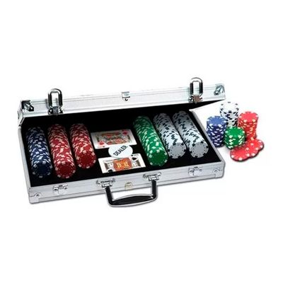 Set Poker Profesional 300 Fichas 11,5gr + Maleta Aluminio