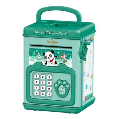 Alcancía De Ahorro Electrónica Sonido Huella Y Contraseña