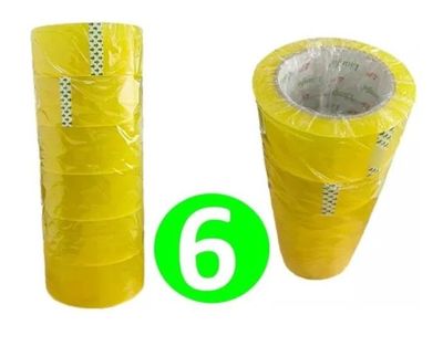 Imagen 2 del producto Pack X6 Cinta Embalaje 4.5cm X 200 Mts Transparente