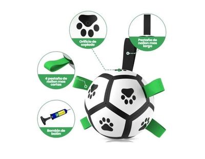 Imagen 2 del producto Pelota Para Perro Con Agarre Juguete Perro Pelota Perro 15cm