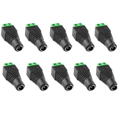 Imagen 2 del producto Pack X10 Conector Dc Hembra De Poder Dc Cámaras