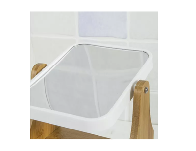 Imagen 2 del producto Espejo De Maquillaje Rotacion 360 Espejo De Mesa Con Cajon