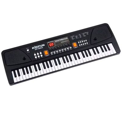 Piano Teclado Musical Eléctrico De 61 Teclas + Micrófono