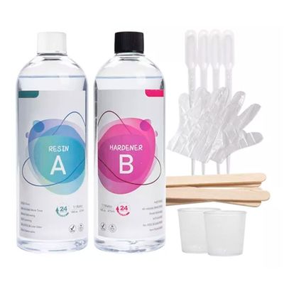 Imagen 1 del producto Resina Epóxica Cristal 1:1 946ml + Accesorios