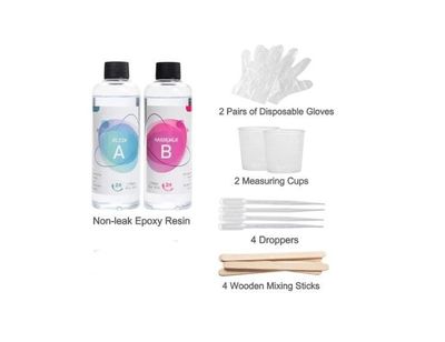 Imagen 2 del producto Resina Epóxica Cristal 1:1 946ml + Accesorios