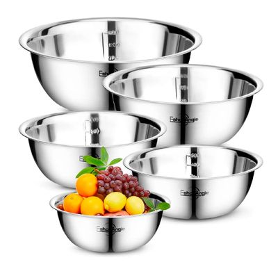 Pack 5 Bowl Pocillo Acero Inoxidable Reposteria Cocina