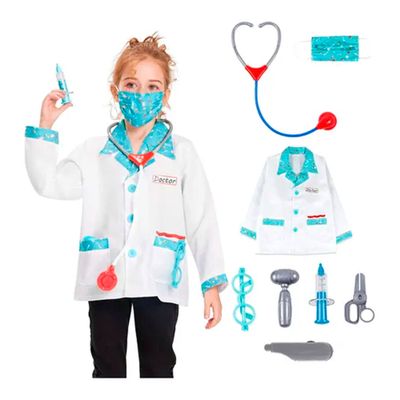 Disfraz De Doctor Con Accecorios Para Niños Y Niñas