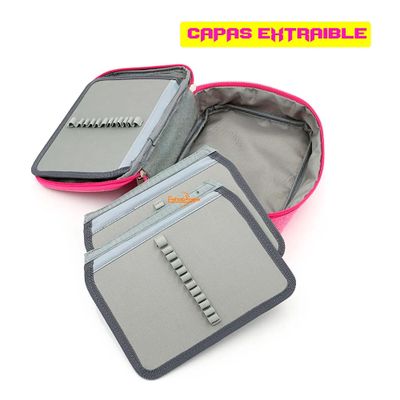 Imagen 2 del producto Estuche Para Lápices72 Ranuras Lapiceras Organizador Escolar