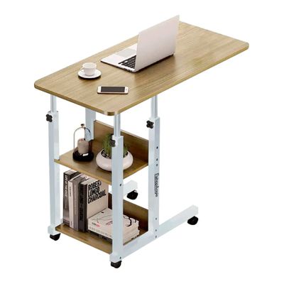 Mesa Auxiliar Altura Ajustable Con Ruedas Multifuncional
