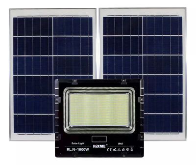 Foco Solar Led 1600 Watts Control Remoto Panel Solar Ip67