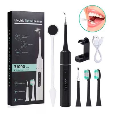Kit Cepillo Limpiador Dental Eléctrico Ultrasónico Removedor