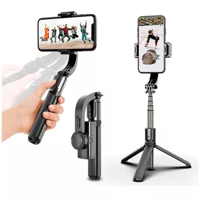 Estabilizador Celular Gimbal L08 Selfie Stick, Tripode/mando