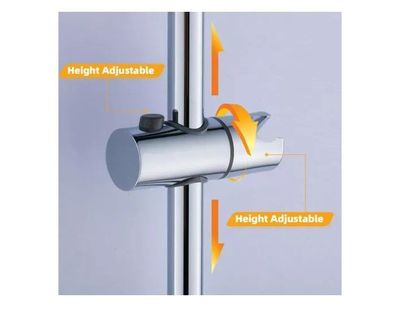 Imagen 2 del producto Barra Soporte Para Ducha Telefono Deslizante Adaptable