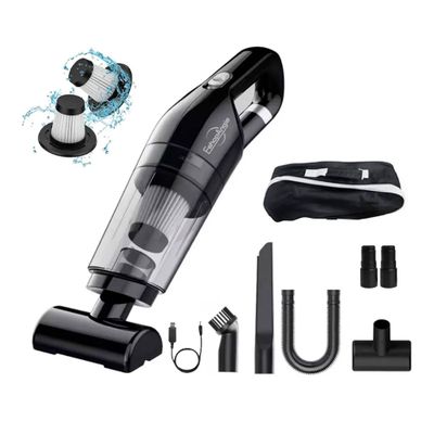 Aspiradora De Mano Portátil 12v Para Auto Casa Recargable