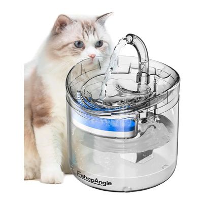 Fuente Para Gato Bebedero Para Mascota Acrilico Transparente Transparente