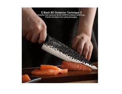 Imagen 2 del producto Cuchillo Acero Inoxidable Parrillero Chef Asado Hoja 21cm