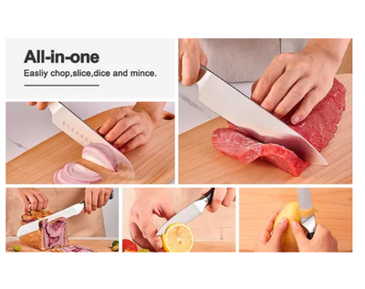 Imagen 2 del producto Set Cuchillos De Cocina Acero Inoxidable 14pcs