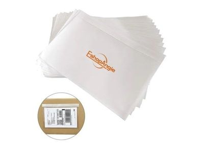 Pack 100 Sobre Transparente Adhesivo Impermeable Envios