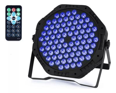 Foco Par Led Slim 84x3w Rgb 3 En 1 Luces De Fiesta
