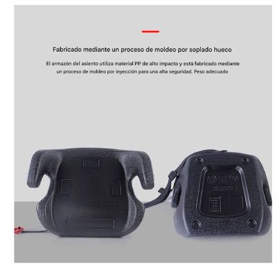 Imagen 2 del producto Asiento Elevador Infantil Para Auto Comodo Y Seguro Negro