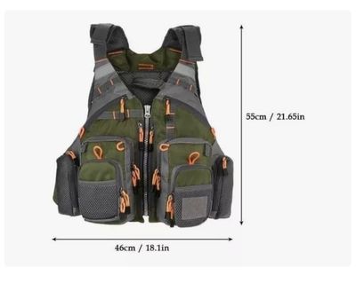 Imagen 2 del producto Chaleco Salvavidas De Pesca Pescador Mosca