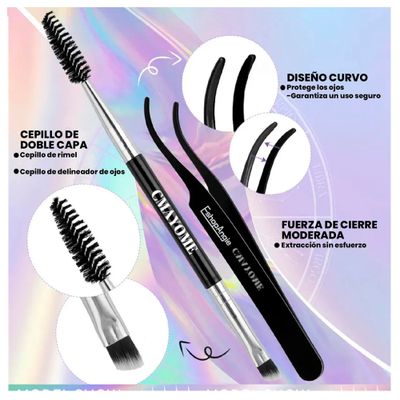 Imagen 2 del producto Juego De Pestañas Postizas De Racimos Individuales 8-16 Mm