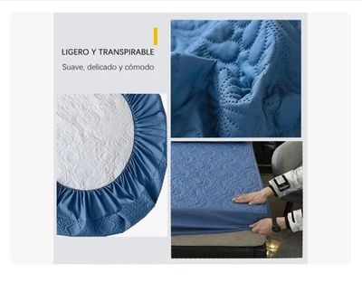 Imagen 2 del producto Cubre Colchón 2 Plazas Protector De Mancha Impermeable