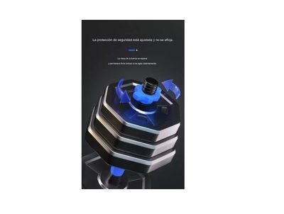 Imagen 2 del producto Set Mancuernas Y Barra Armable 20kg Pesas Ajustables Fitness