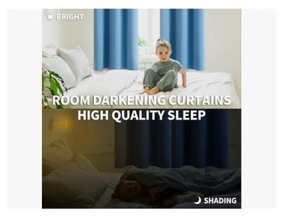 Imagen 2 del producto Cortina Blackout 1 Paño 140x220 Cm Tela Poliester