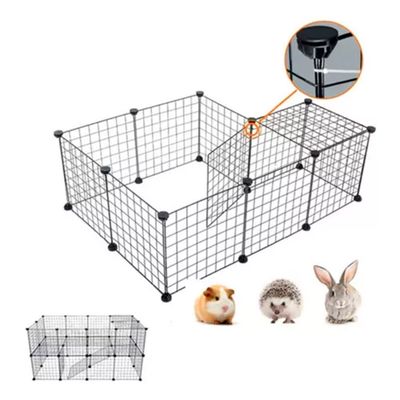 Jaula Corral Cerco Pequeñas Mascotas 12 Paneles Armable