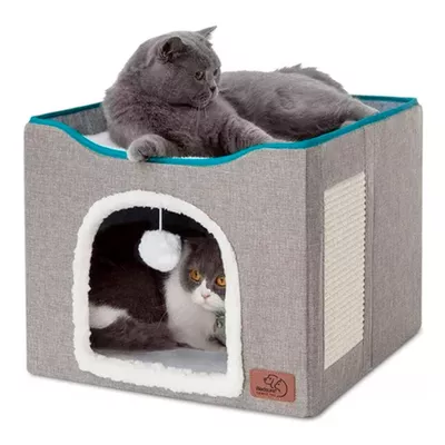 Cama Casa Iglu Para Mascotas Gato Y Perro Pequeño