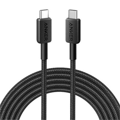 Cable Anker 322 USB-C a USB-C 1.8m 6ft Braided - Black