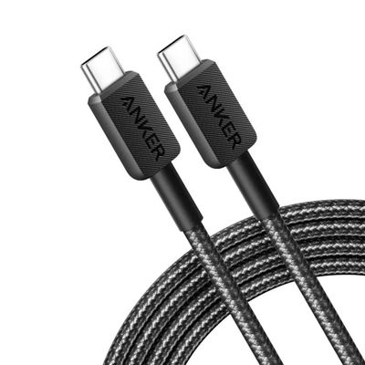 Imagen 2 del producto Cable Anker 322 USB-C a USB-C 1.8m 6ft Braided - Black