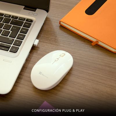 Imagen 2 del producto KlipXtreme Mouse inalambrico 1600DPI 4 bot KMW-335WH
