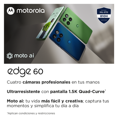 Imagen 2 del producto MOTO EDGE 60 AZUL 12+256GB