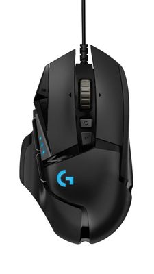 Mouse Logitech mouse gamer G502 HERO11 botones programables RGB