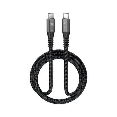 Imagen 1 del producto Klip Xtreme Cable Trenzado USB-C PowerGo 250 60W 1m