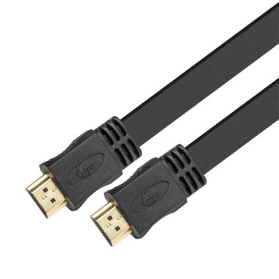 Cable HDMI Plano 1,80Mts Macho/Macho en Caja Xtech XTC-406 Negro
