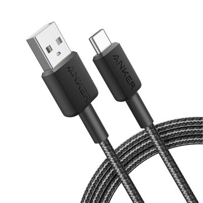 Imagen 2 del producto Cable Anker 322 USB-A a USB-C 1.8m 6ft Braided Black
