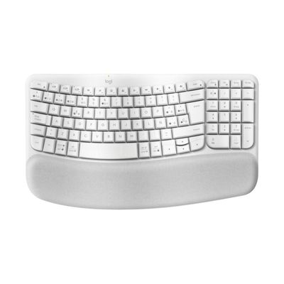 Imagen 2 del producto Teclado inalambrico Wave Keys Blanco Español
